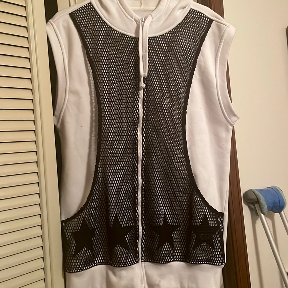“Black Ink” Hooded Vest